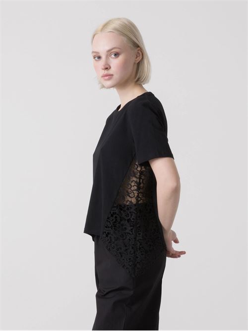 t-shirt ins macrame DIMENSIONE DANZA | 40D290J212000